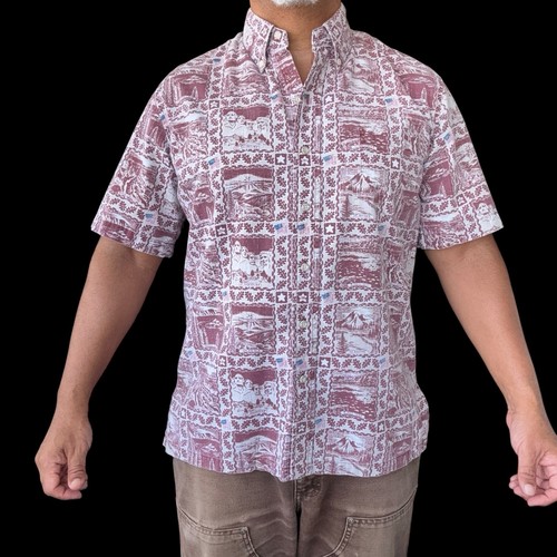Camisa Reyn Spooner Botón Completo Verano 2019 Parques Nacionales Conmemorativos Mediana