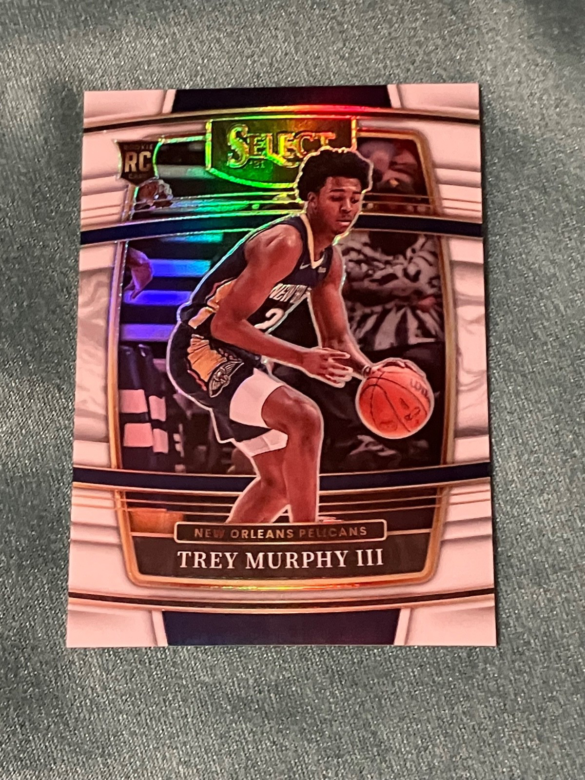 2021-22 Trey Murphy Panini Select Concourse White Prizm Rookie #73/149