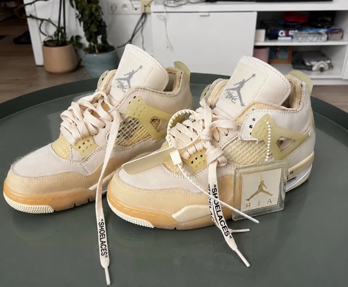 Las mejores ofertas en Jordan 4 SP x Off-White Mid Sail W | eBay