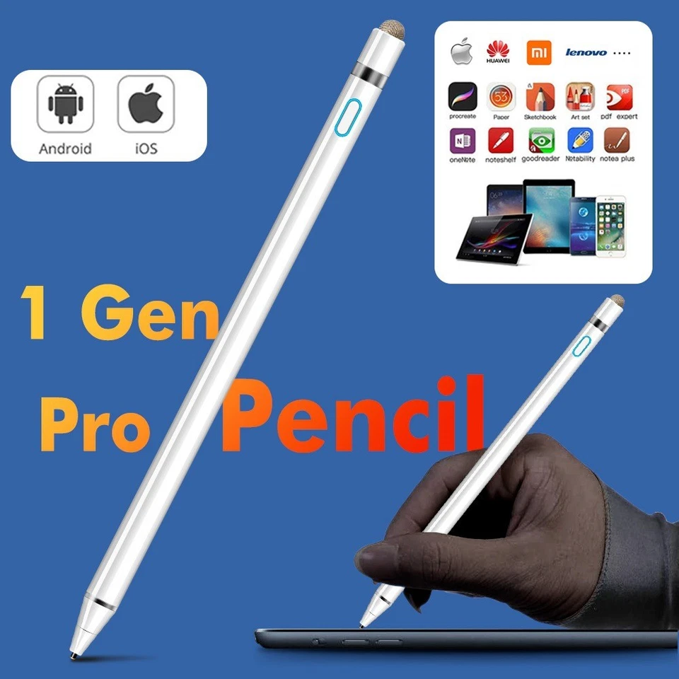 Aktiver Stylus Digital Stift für Touchscreens, 1,5 mm feine Spitze Stylus Smart Pencil - Bild 4 von 4