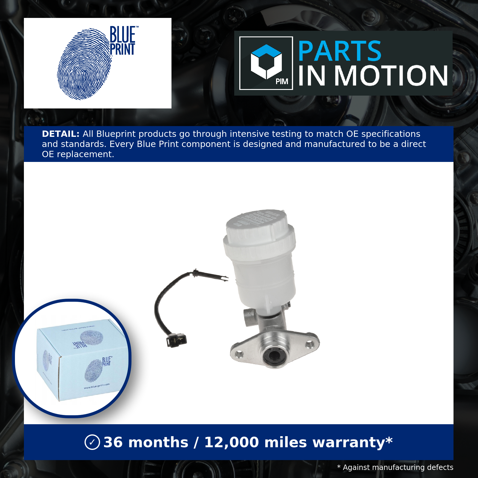 Brake Master Cylinder fits MITSUBISHI PAJERO/SHOGUN Mk2 2.5D 90 to 00 4D56-TD
