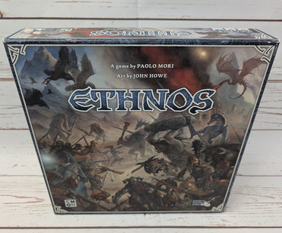 Ethnos Board Game Paolo Mori CMON Games Complete Fantasy Area Control OOP Rare