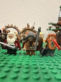 LEGO The Hobbit Lot  Barrel Escape Elf Army Attack of the Wargs 79004 79002 used
