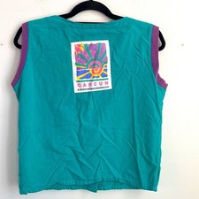 Vintage 90  s button down CANCUN boat neck tank top