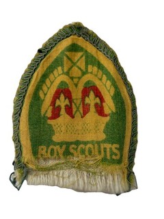 UK Scouting King Scout badge printed version 1940’s wartime light colour issue