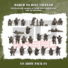 US ARMY VIETNAM PACK 15mm miniatures