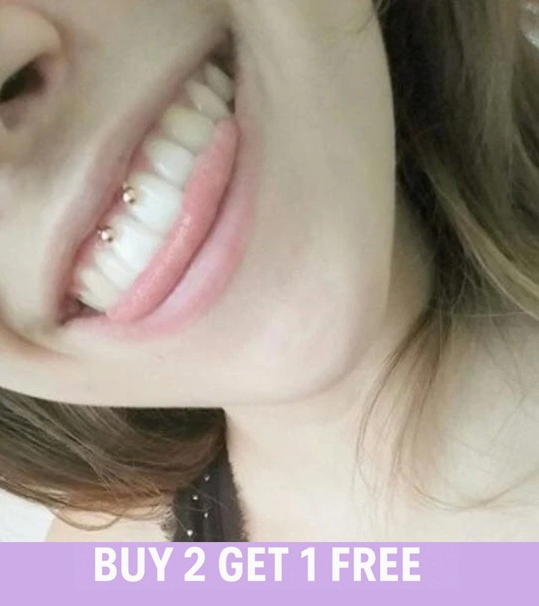 Barra de herradura nariz aro peculiar sonriente piercing labio tabique pendiente 1,2 mm 16 g
