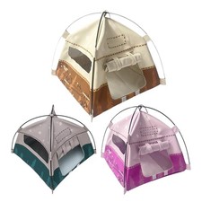Mini Tent 1:12 Scale Miniature Camping Tent Doll Accessories for Boys Girls