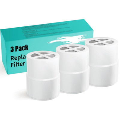 Replacement Filter for JOLIE Shower Head Cartridge Reduces Chlorine Heavy Metals