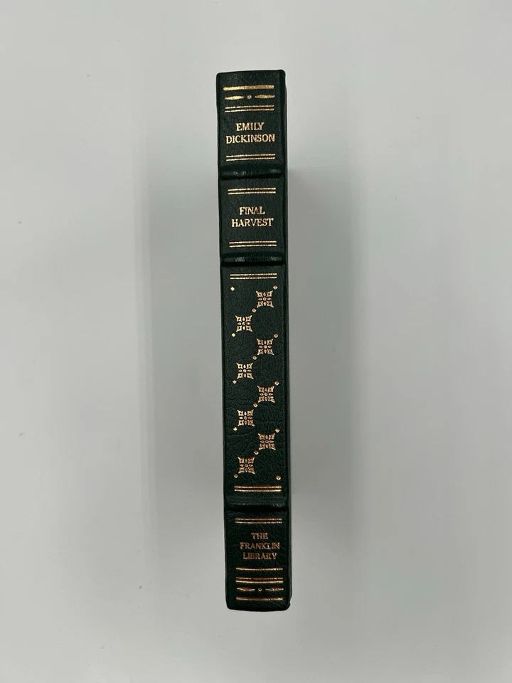 Винтажный Final Harvest: стихи Эмили Дикинсон библиотека Франклина, 1984, кожа - Изображение 3 из 4