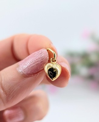 Anhänger gewölbtes Herz in Gold 750 Tausendstel (18 ct) 0,71g
