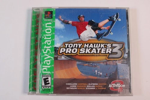 Tony Hawk's Pro Skater 3 (Sony PlayStation 1, 2001, PS1) Complete, Authentic