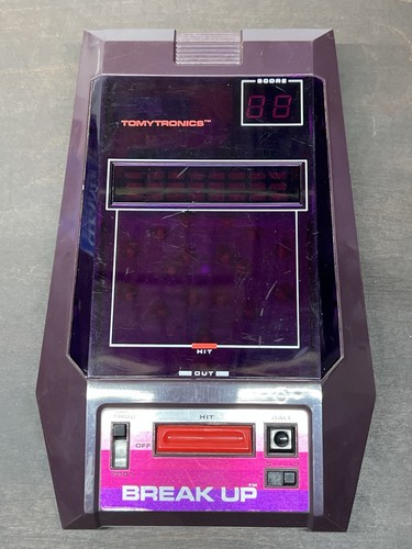 Vintage 1979 Tomytronics Break Up Electronic Handheld Arcade Game Tomy Tested - Picture 1 of 10