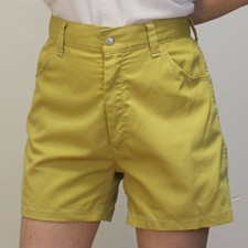 Vintage 70s Mustard Yellow Shorts