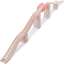 Wood Train Track Bridge Expansion Pack Compatible with Most Train Tracks 11 Co