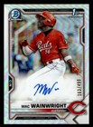 Mac Wainwright 2021 Bowman #CPA-MW Chrome Prospect Auto Refractor #163/499