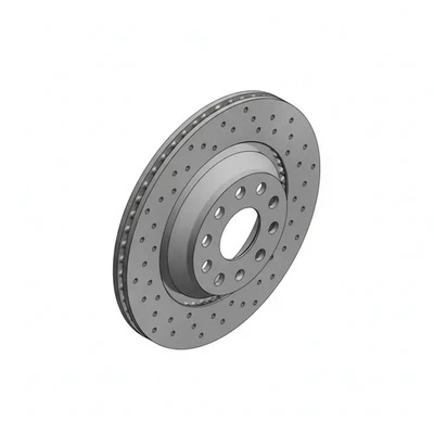 2x Disque de frein ventilé de l'extérieur 100.3309.52 ZIMMERMANN pour VW SKODA - Photo 1/4