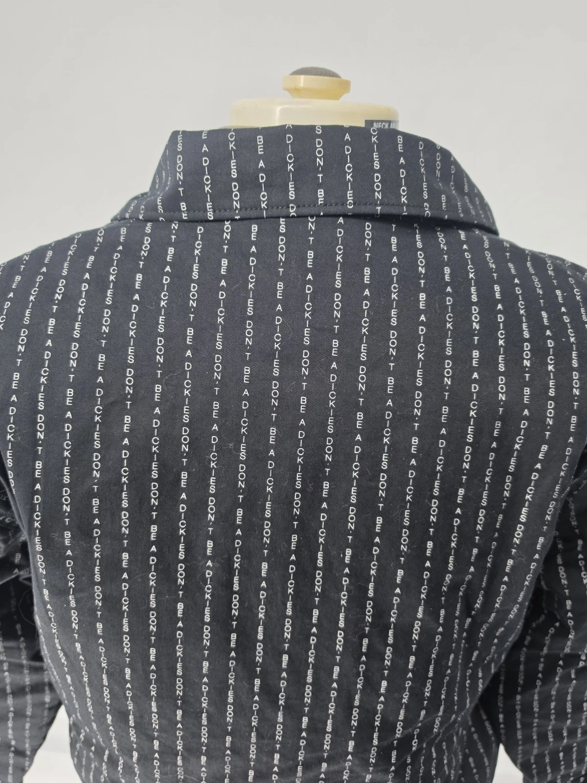 END X Dickies Men's Insulated Lined Black Pinstriped Eisenhower Jacket M Collab image 6