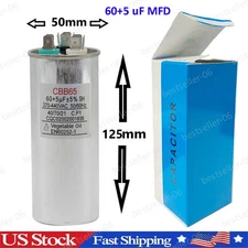 60+5 60/5 uF MFD 370-440V 440 VAC High Quality Motor Dual Run Capacitor CBB65-R