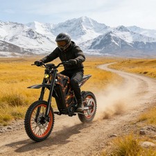 ELECTRIC DIRT BIKE PEAK 3000W 48V 21AH BICYCLES 40MPH E-BIKE FOR TEENS ADULT US