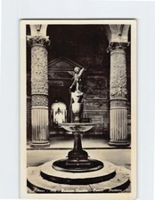Postcard Cortile del Palazzo Vecchio Fontana del Verrocchio Florence Italy