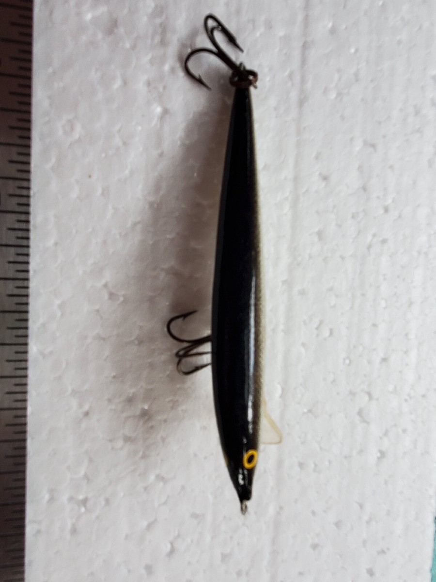 Leurre Rapala Original Floating 2 3/4" - Vintage Finlande - Or/Noir - Très Bon état
