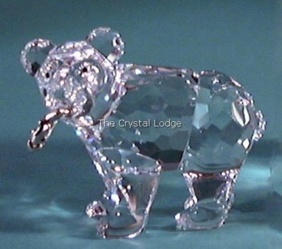 SWAROVSKI CRYSTAL GRIZZLY BEAR CUB 261925 MINT BOXED RETIRED RARE