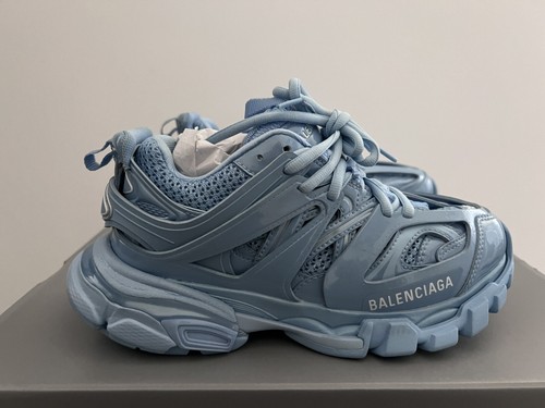Balenciaga Women's track sneakers Light Blue Metallic EU 35 US 5 - Picture 7 of 12