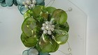 Shell Flower Design Necklace and Earring Set Hand-wrapped Dyed  — photo 2