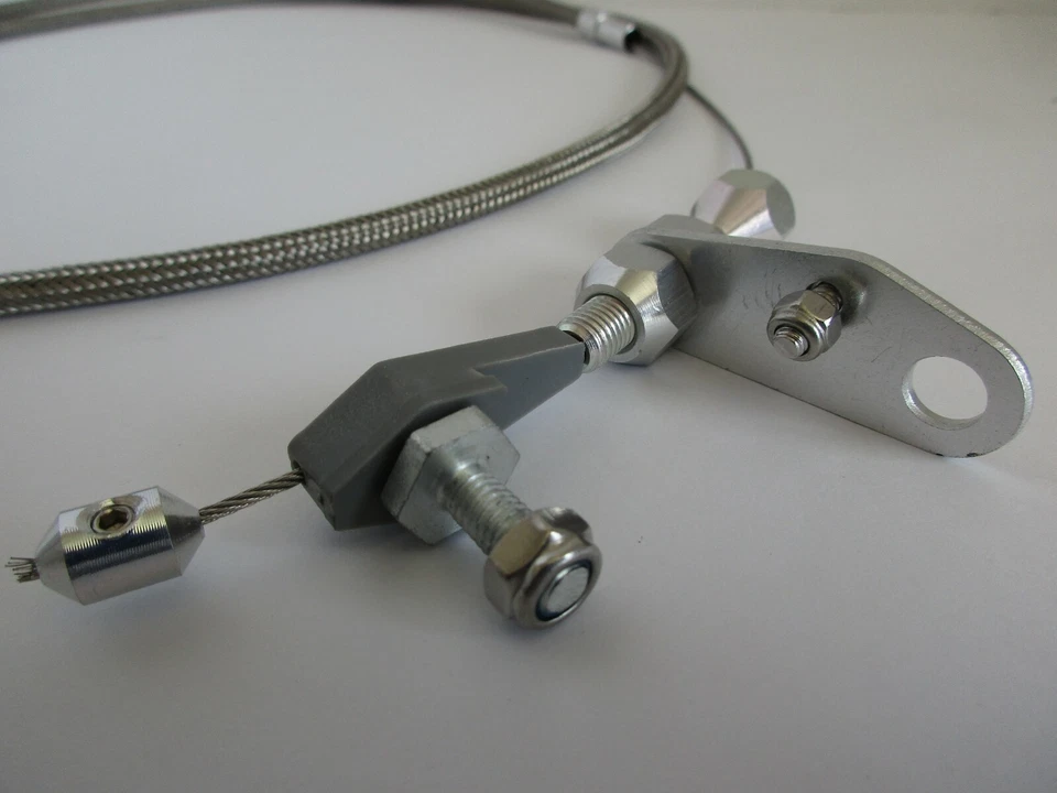 CABLE RETROCESO TRENZADO ACERO INOXIDABLE CHRYSLER MOPAR 727 TRANSMISIÓN 727 DETENT #6056 Foto 3 de 4