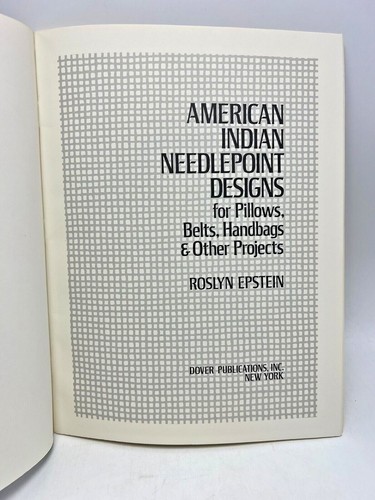 2 Dover Needlework Series-American Indian Needlepoint Designs-Rugs-Pillows-Belts - Picture 9 of 11