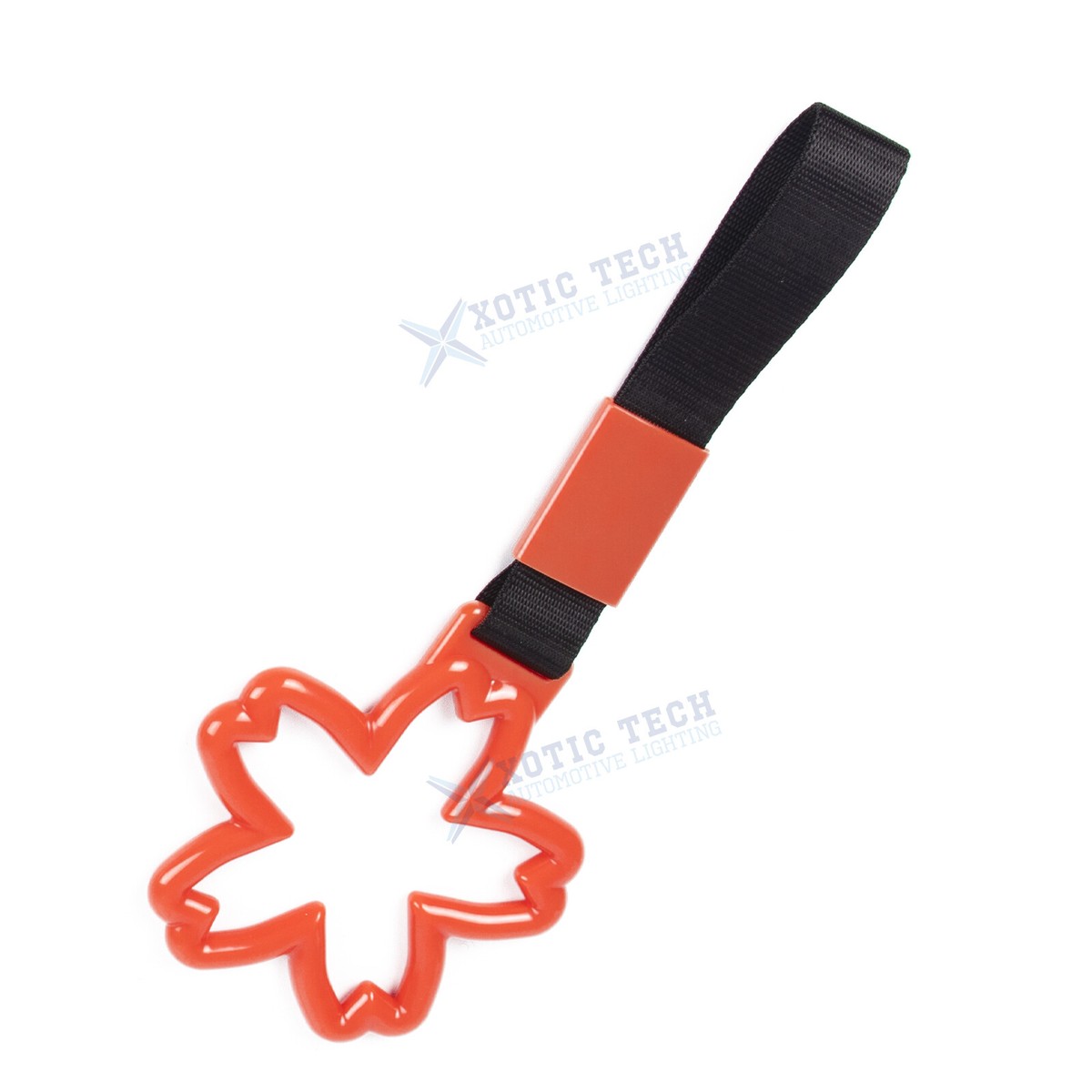 ストラップ Miharu 2x Orange Sakura Shaped Japanese Subway Train Bus Handle