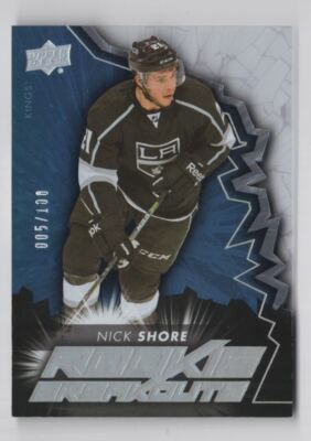 2015-16 Upper Deck Rookie Breakouts Nick Shore 005/100 Los Angeles Kings #RB8