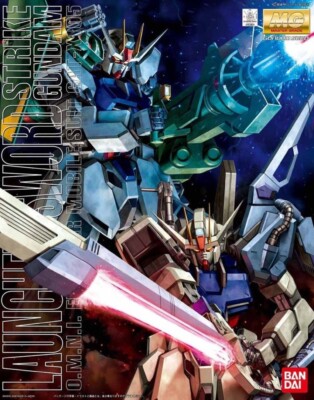 Gundam 1/100 MG Seed Launcher & Sword Strike O.M.N.I. Enforcer GAT-X105 Kit