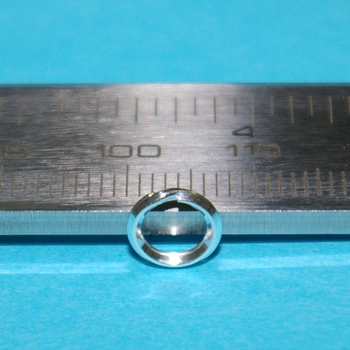 WHOLESALE LOTS 925 Sterling Silver 7mm SPLIT RINGS Key Chain Style Jump Rings - Picture 4 of 24