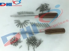 Locking Screws 1.5mm & 2.0mm With Free Screwdriver Orthopedic Set Of 160 Pcs DHI