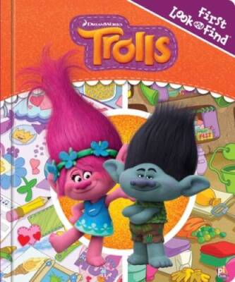 Dreamworks Trolls - First Look and Find - PI Kids - Board book - GOOD