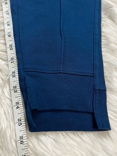 DKNY Sport Women Pintuck Terry Joggers Logo Everyday Jogger Blue Size XL - Picture 3 of 8