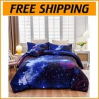 Contemporary 6Pc Galaxy Bedding Set - Perfect Twin Bed in a Bag for All Seasons
