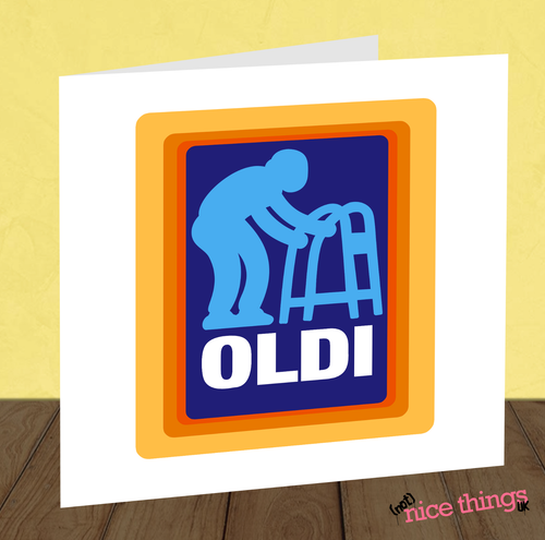 Old Age Funny Birthday Card, Old Funny 30th, 40th, 50th Birthday Cards for Him, - Picture 2 of 2