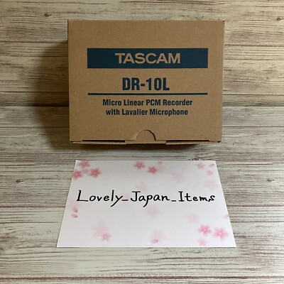 Tascam DR-10L Portable Digital Audio Recorder with Lavalier Microphone