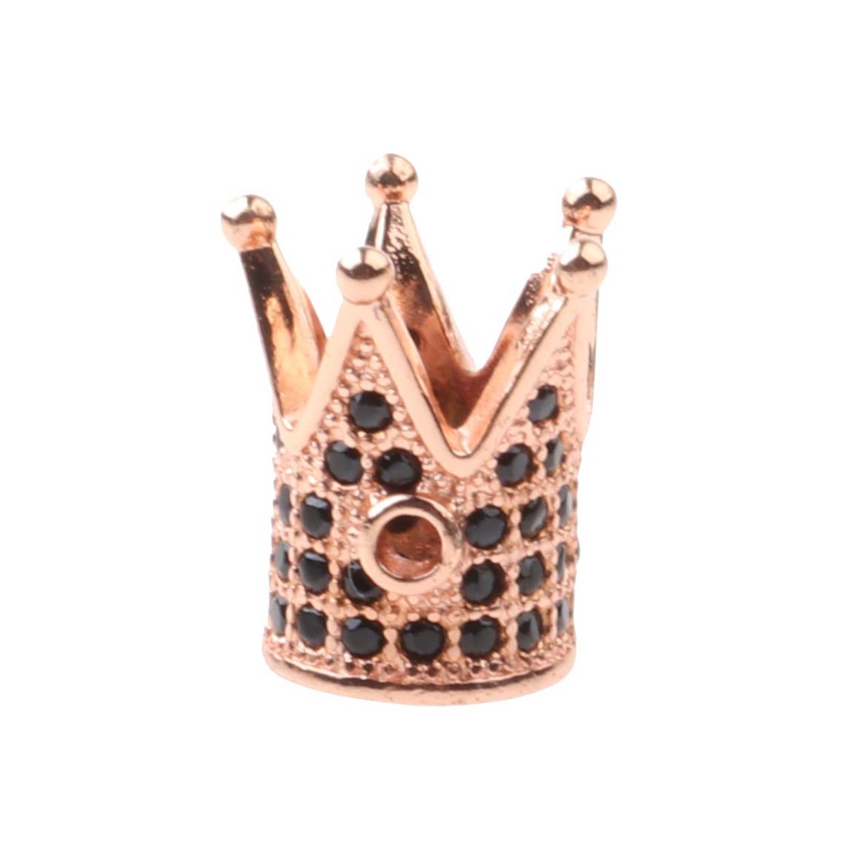 Bracciale Rigido In Argento Rosato Con Zirconi Champagne – SOGNI - Foto 2