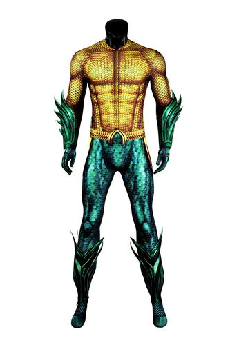 Aquaman 2 el Reino Perdido Arthur Curry Disfraz Trajes Mono Zentai - Imagen 3 de 26