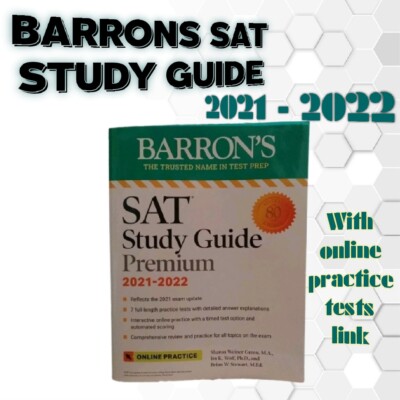 Barron s SAT Study Guide Premium 2021/2022   Full-length Prep Tests  Online...