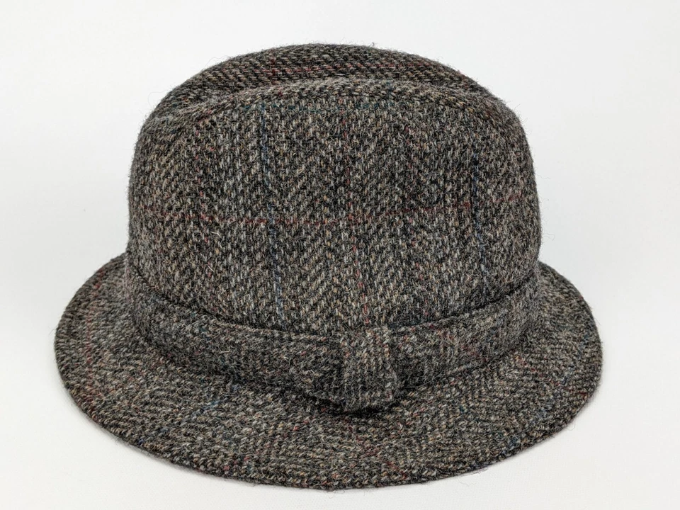 Vintage Pendleton Pure Virgin Wool Hat Bucket Fedora Tweed Size M Medium USA - Image 4 of 4