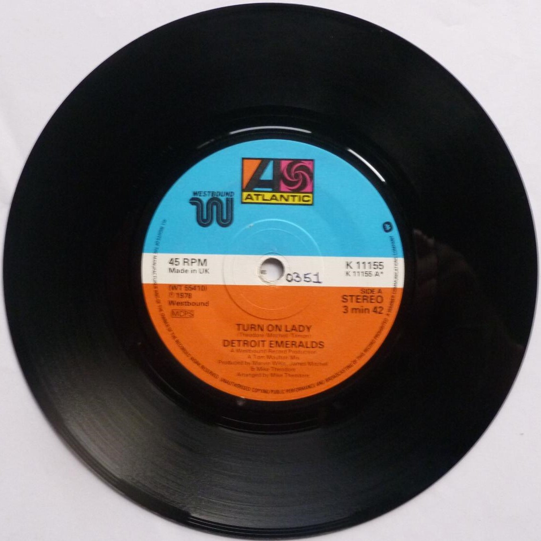 Detroit Emeralds Turn On Lady 7