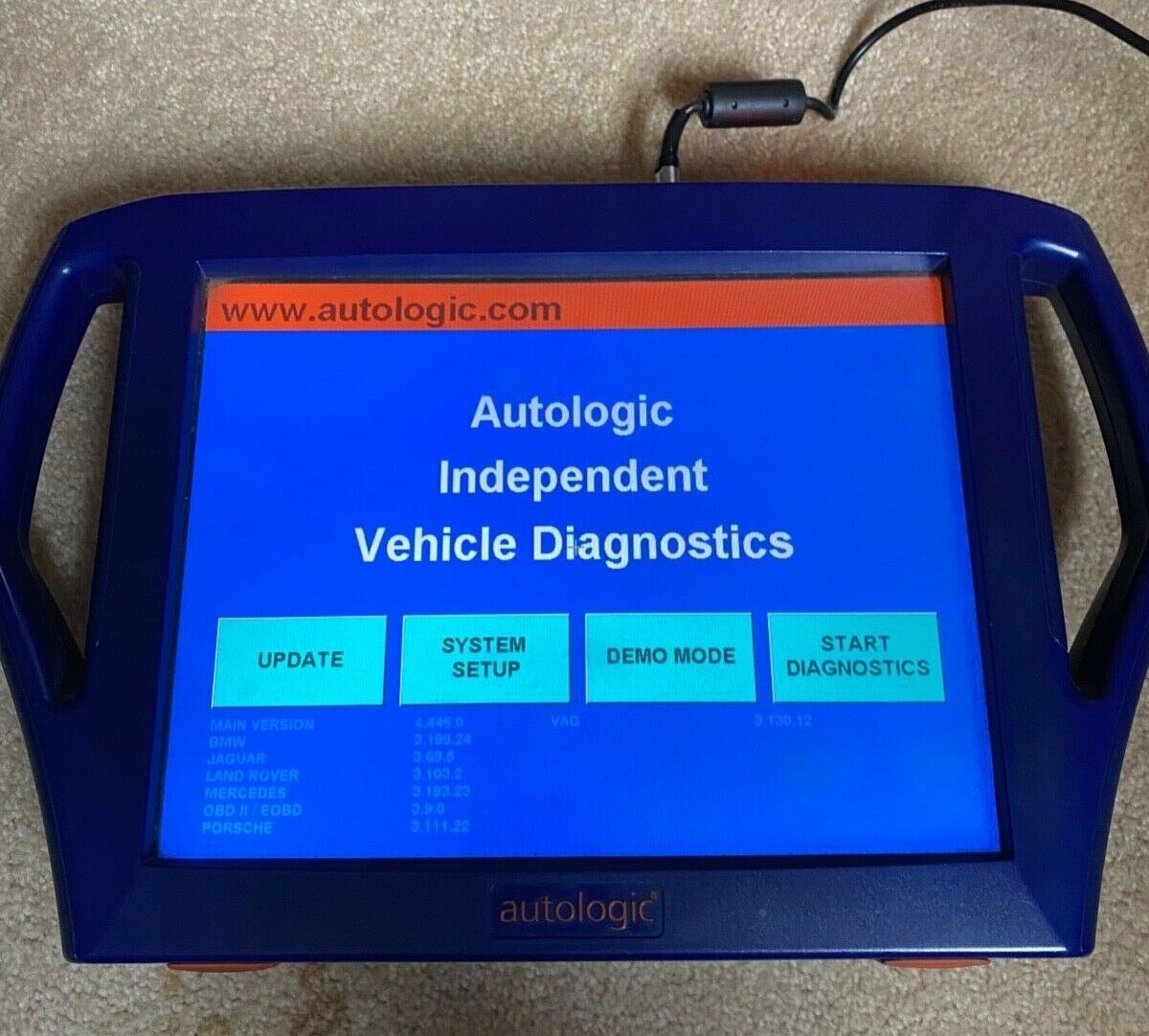 Autologic Assist Plus European Diagnostic Scanner with Dell Laptop