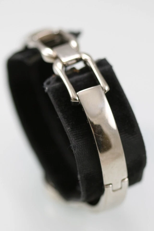 Pulsar女士手表不锈钢银色防水电池黑色石英表 — 第 3/4 张图片