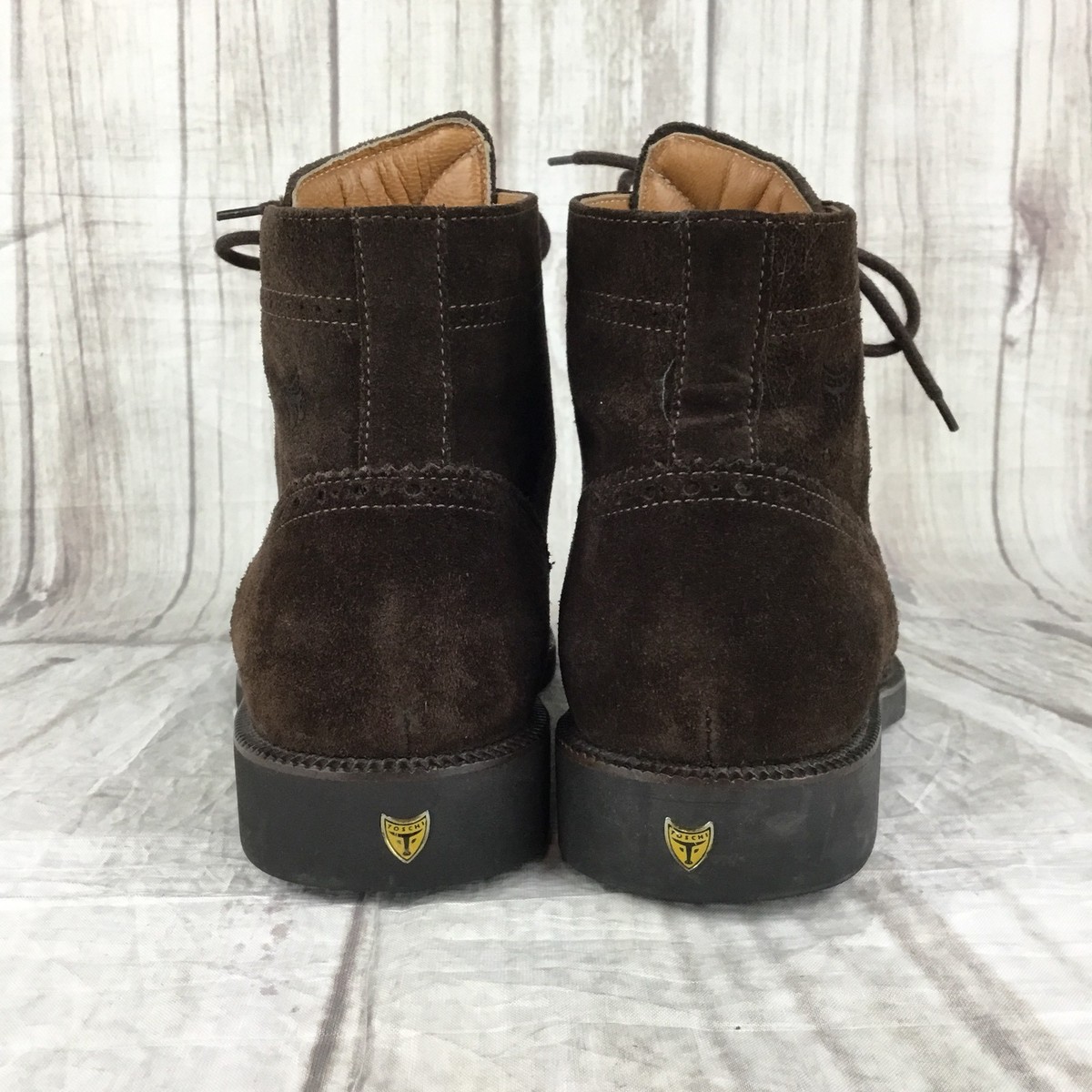 Michael Toschi Mens Size 9 Brown Suede Leather CIS Insole  display picture 1