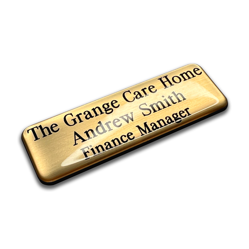 Premium gewölbte gravierte personalisierte ID Namensschilder Hotel Supervisor Manager Team - Bild 3 von 7